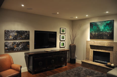 Five Swallows Fine Art Comission Painting and Photography for Private Client Home in Burnaby, B.C.